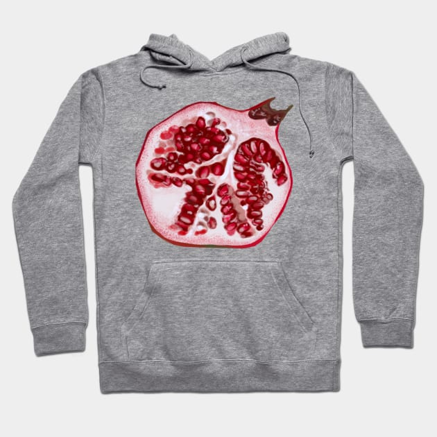 Pomegranate Hoodie by Tavachan